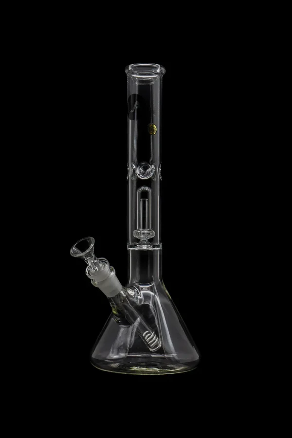 bong_001_04 LA Pipes Single or Double Showerhead Perc Beaker Bong