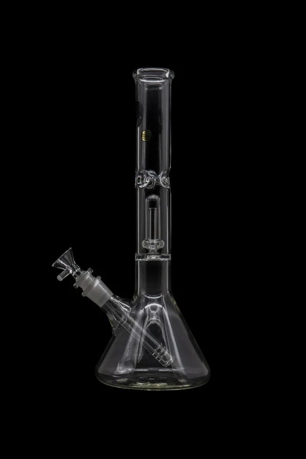 bong_001_03 LA Pipes Single or Double Showerhead Perc Beaker Bong