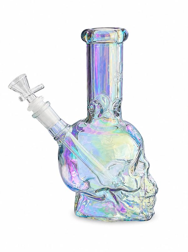 WhatsApp Image 2026-07-14 at 4.18.47 PM (1) Bong de Vidrio Skull Iridiscente – Edición Especial