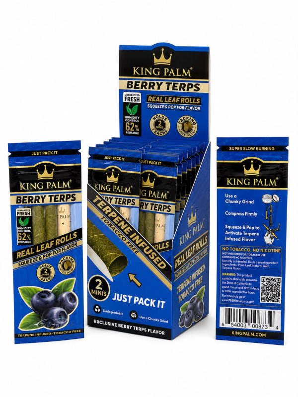 King Palm Berry Terps – Real Leaf Rolls