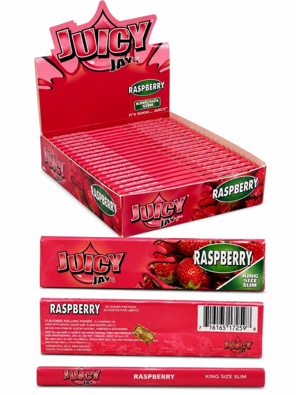 WhatsApp Image 2026-07-18 at 3.29.33 PM Juicy Jay’s Raspberry King Size Slim Rolling Papers