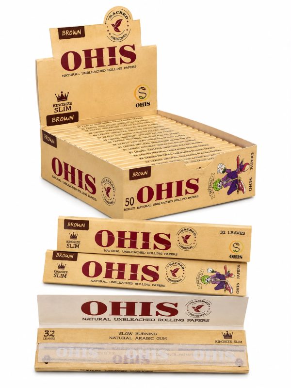 WhatsApp Image 2026-07-18 at 3.34.10 PM OHIS Brown King Size Slim Rolling Papers