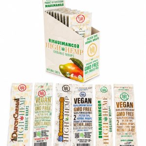 High Hemp Organic Wraps – Maui Mango (2 Wraps + Filter Tips)