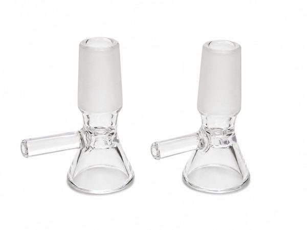 Cazoleta de Vidrio para Bong con Mango Lateral