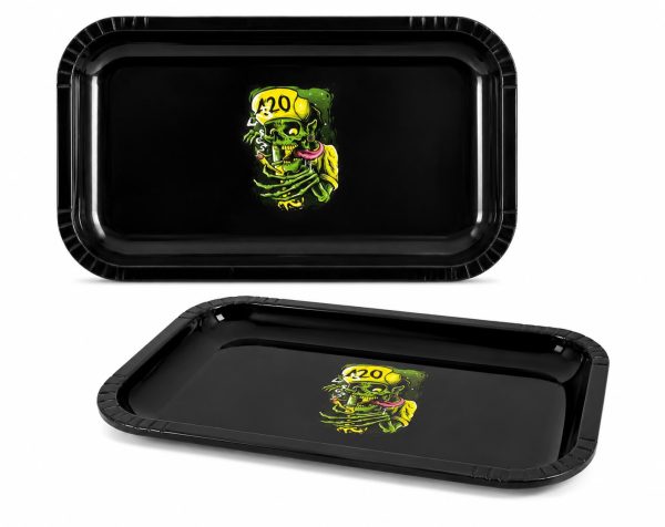 WhatsApp Image 2026-07-19 at 5.24.05 PM Bandeja Metálica 420 Skull – Diseño Negro