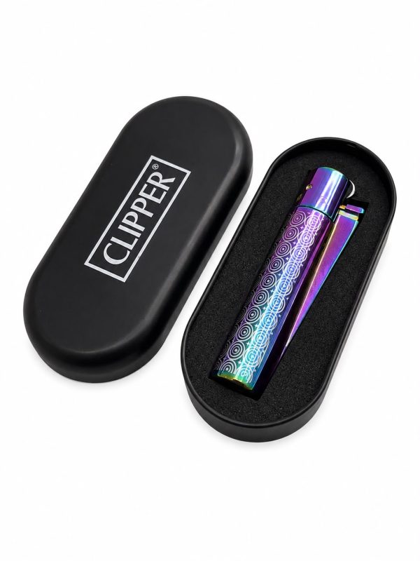 WhatsApp Image 2026-07-20 at 5.08.36 PM Encendedor Clipper Metálico Tornasol con Estuche