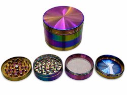 WhatsApp Image 2026-07-20 at 7.39.52 PM Grinder metálico de 4 piezas – Acabado tornasol