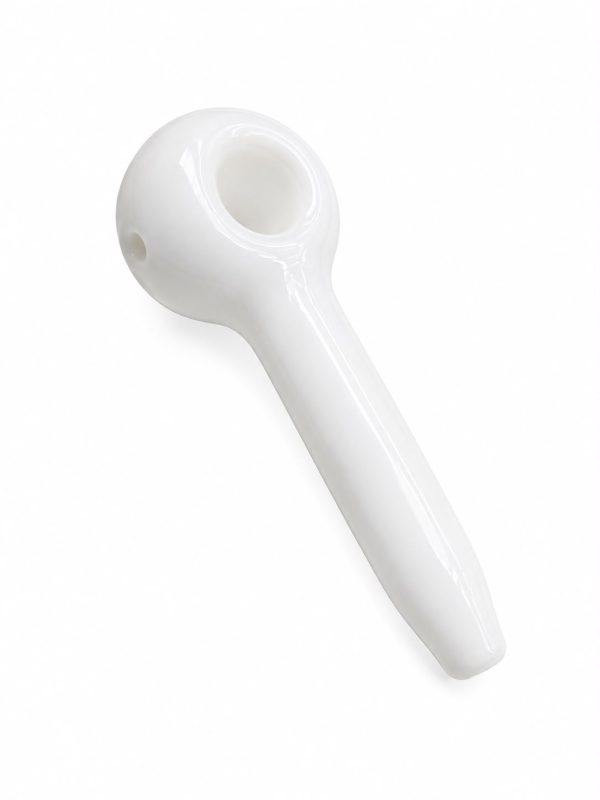 Pipa de Vidrio Blanca