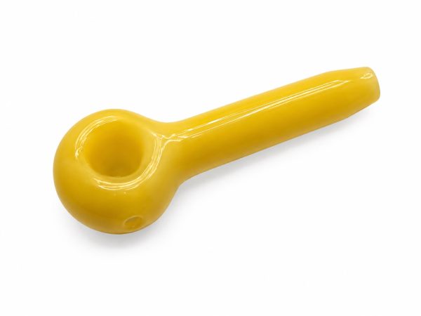 Pipa de Vidrio Amarilla