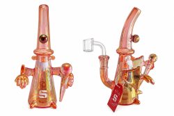 Bong de Vidrio Artístico Silo Glass