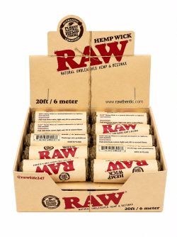 RAW Hemp Wick 20 ft (6 metros)