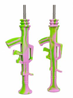 WhatsApp Image 2026-08-24 at 8.26.09 PM Néctar Collector de Silicona Diseño Rifle – Verde Neón y Rosado
