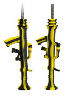 WhatsApp Image 2026-08-24 at 8.26.56 PM Néctar Collector de Silicona Diseño Rifle – Negro y Amarillo