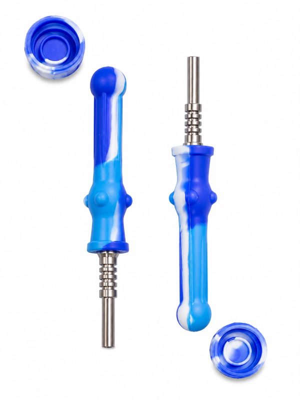 Néctar Collector de Silicona con Diseño Azul