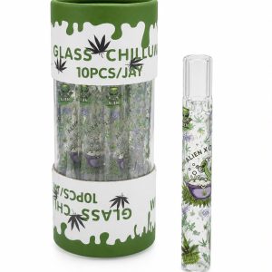 🛸 Glass Chillum Alien – 10 unidades