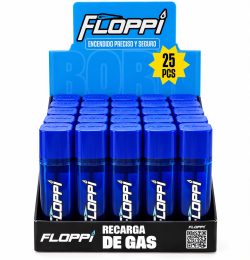 Encendedor Recargable FLOPPI – 25 unidades