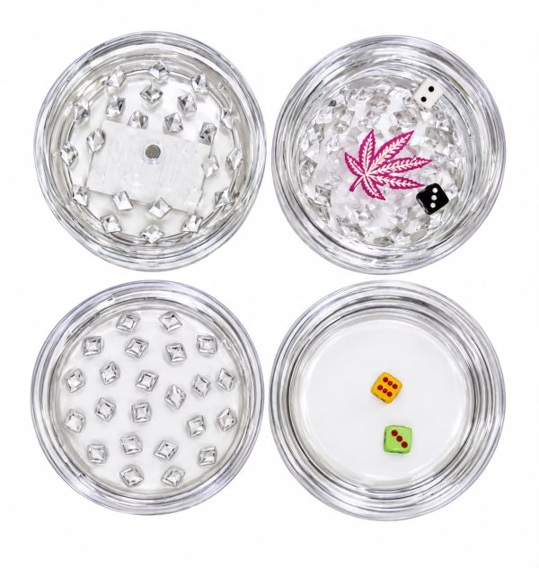 Grinder Acrílico Transparente – Diseños Variados