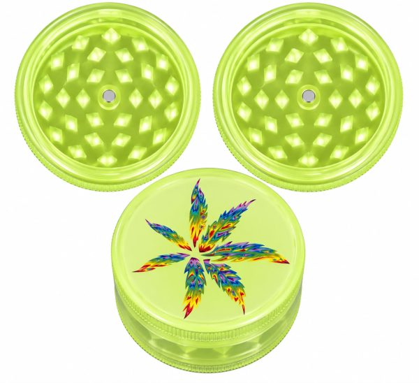 WhatsApp Image 2026-09-21 at 7.48.41 PM Grinder Fosforescente Verde Neón – Diseño Psicodélico 🌈✨