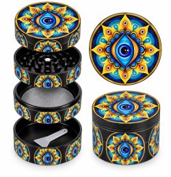 Grinder 4 Piezas Mandala – Ojo Turco