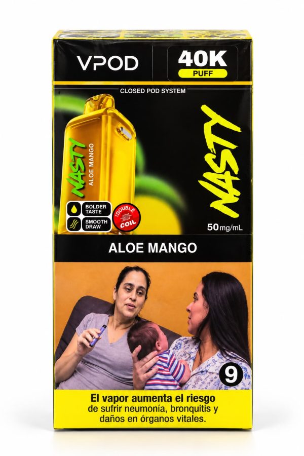 Vape NASTY VPOD 40K – Aloe Mango 🥭