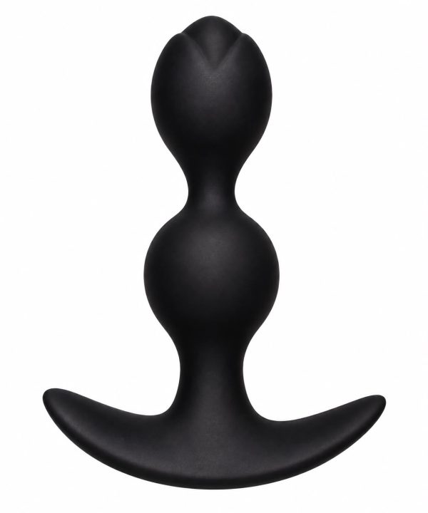 Plug Anal Ergonómico Negro con Base de Seguridad 🖤