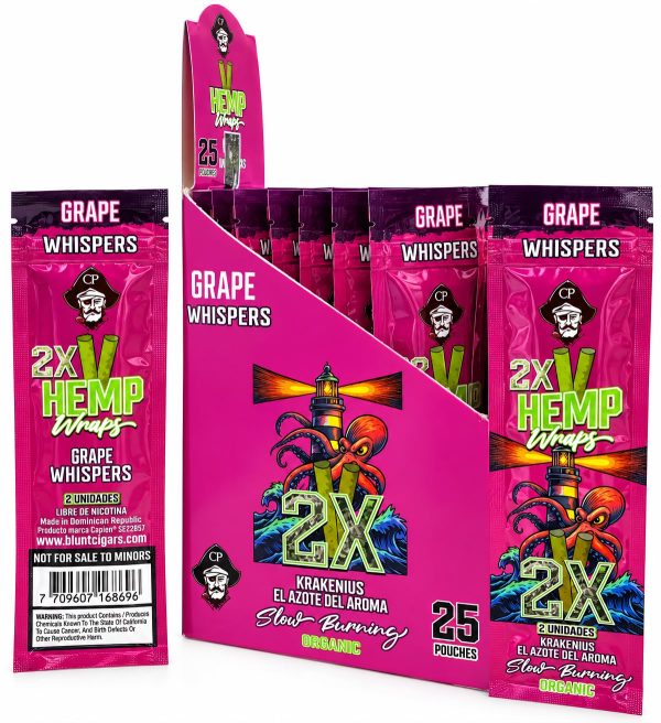 Hemp Wraps 2XV Grape Whispers 🍇💜