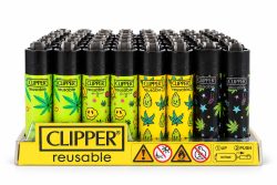Encendedores Clipper Reusable – Cannabis Collection 🌿🔥