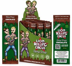Lion Rolling Circus Chocolate – Hemp Wraps 🍫🌿