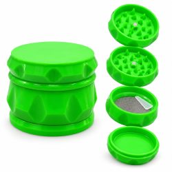 Grinder de 4 piezas verde neón
