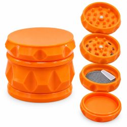 Grinder de 4 piezas color naranja