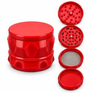 Grinder de 4 Piezas Rojo – Robleto