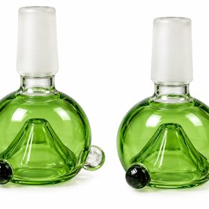 Adaptador de vidrio para bong – Verde